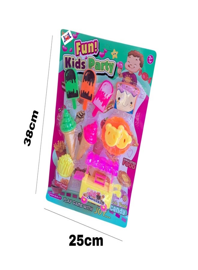 JNiL Ice Cream Set Toy Mini Kitchen Set Toy Food Set Toy Beautiful Design for Kids, Boys & Girls ( Multicolour ) - Image 5